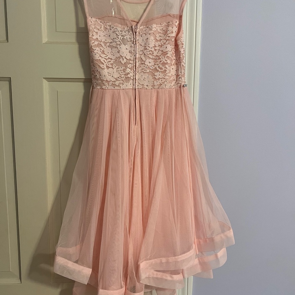 Xtraordinary Girls Dress Light Pink Short Front Longer Back Size 10 New with Tag